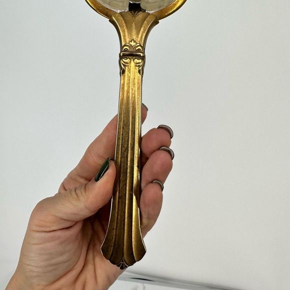 Vintage Floral Design Hair Brush Made in USA Nylon - Picture 8 of 11